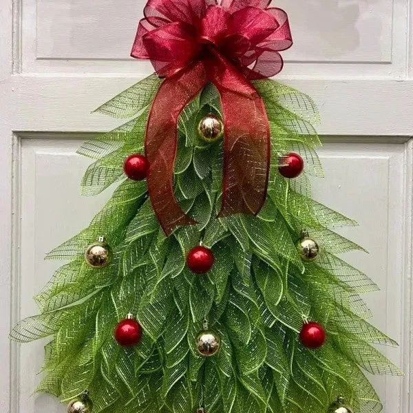 Festliche dekorative Weihnachtsbaum-Wandbehängung