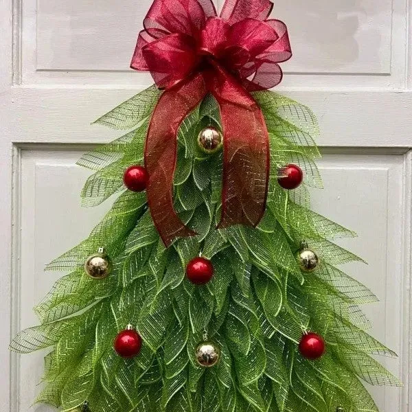 Festliche dekorative Weihnachtsbaum-Wandbehängung