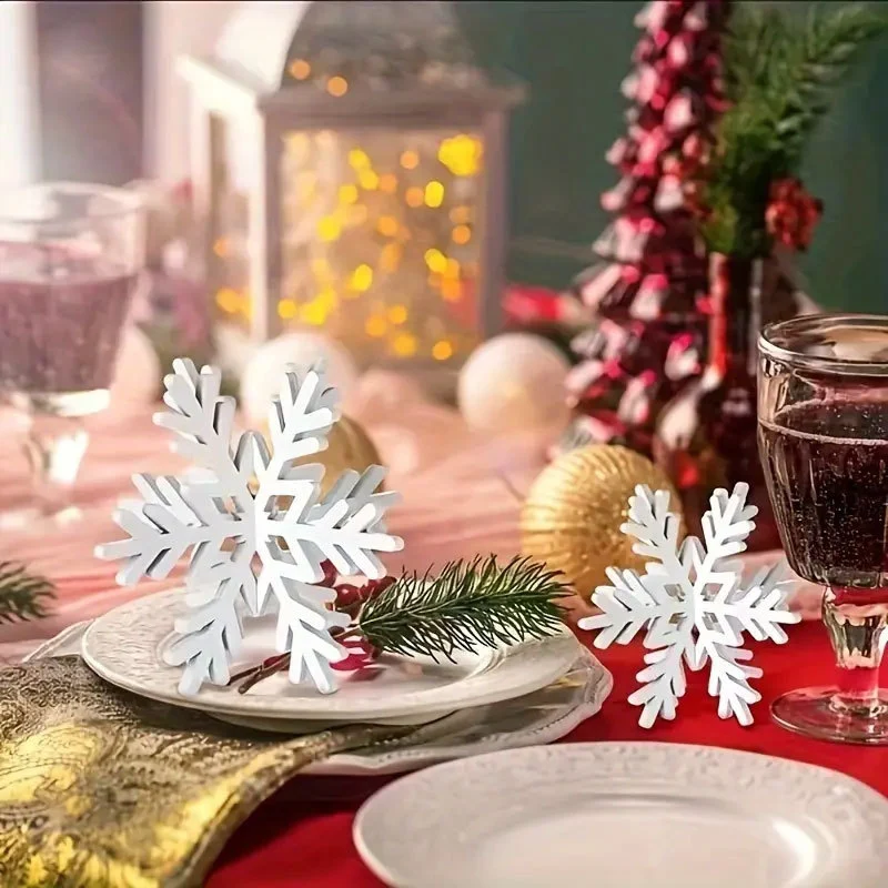 Dekorative Schneeflocken-Ornamente