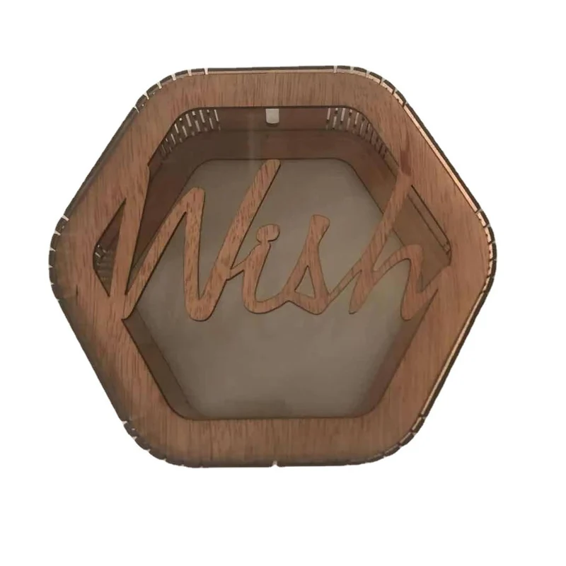 Dekorative hexagonale Wunschbox