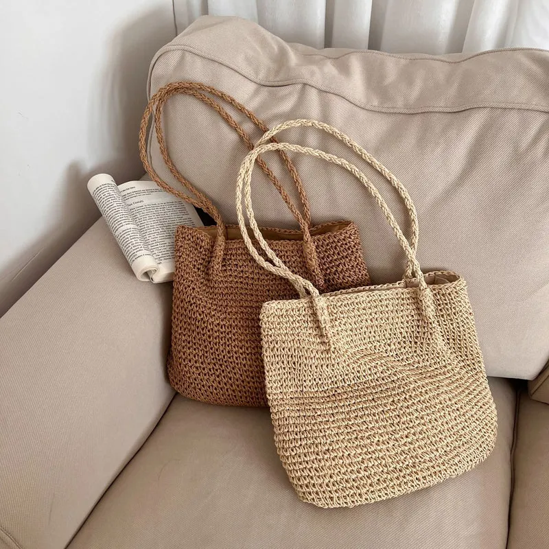 Elegante gewebte Tasche mit geräumigem Innenraum Skanto
