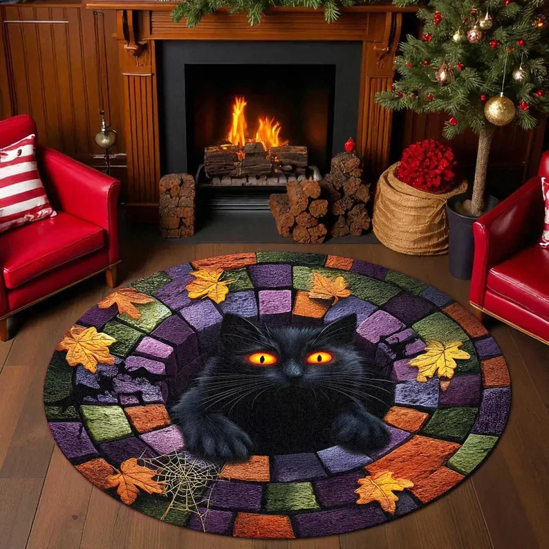 Künstlerischer Halloween-Teppich