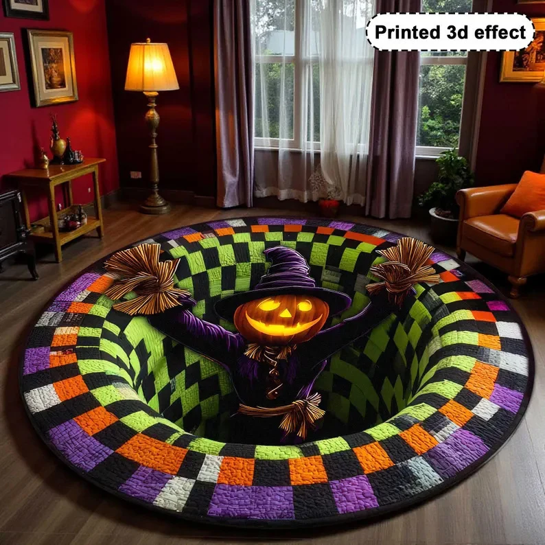 Künstlerischer Halloween-Teppich