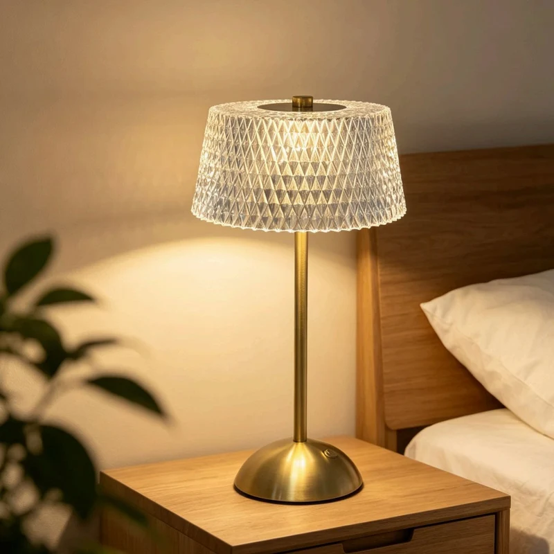 Dekorative Tischlampe