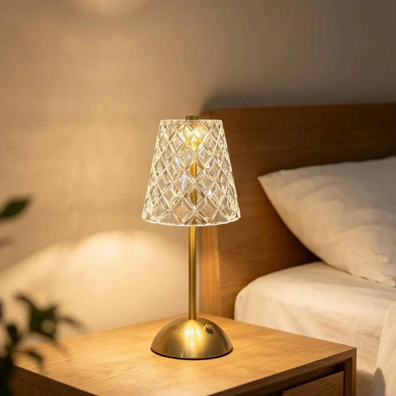 Dekorative Tischlampe