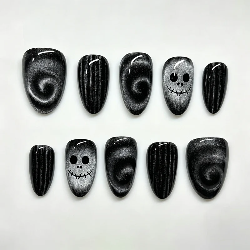 Gothic Themen Press-On Nagelkunst Set