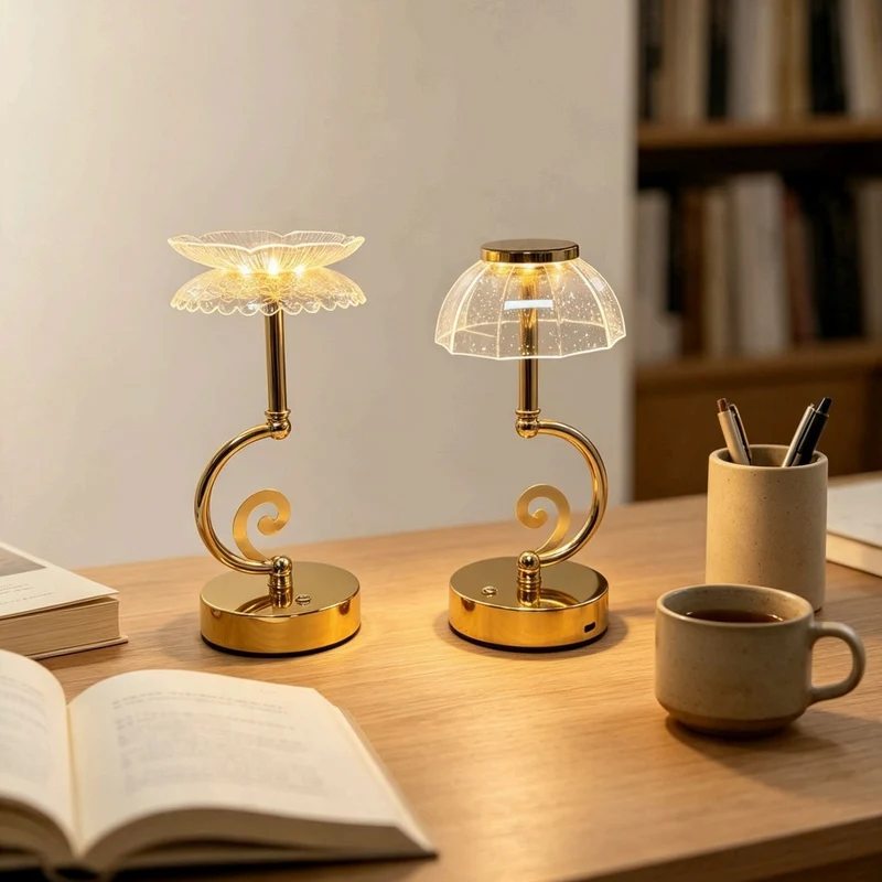 Dekorative Tischlampe