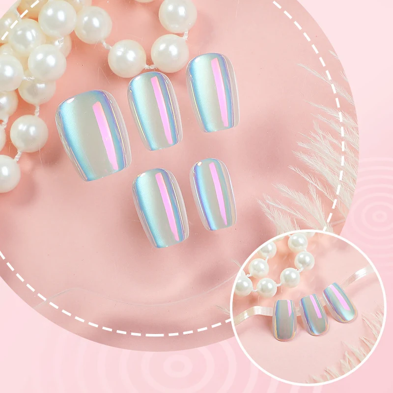 Glänzendes Multi-Dimensional Press-On Nagelset
