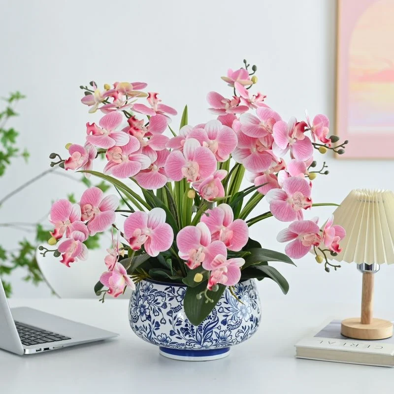 Lebensechter Orchideen-Mittelpunkt