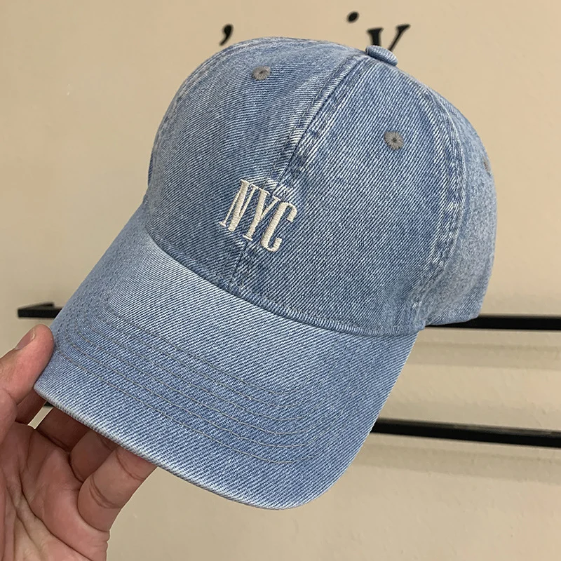 Damen Jeans-Baseballkappe im Vintage-Stil Skanto
