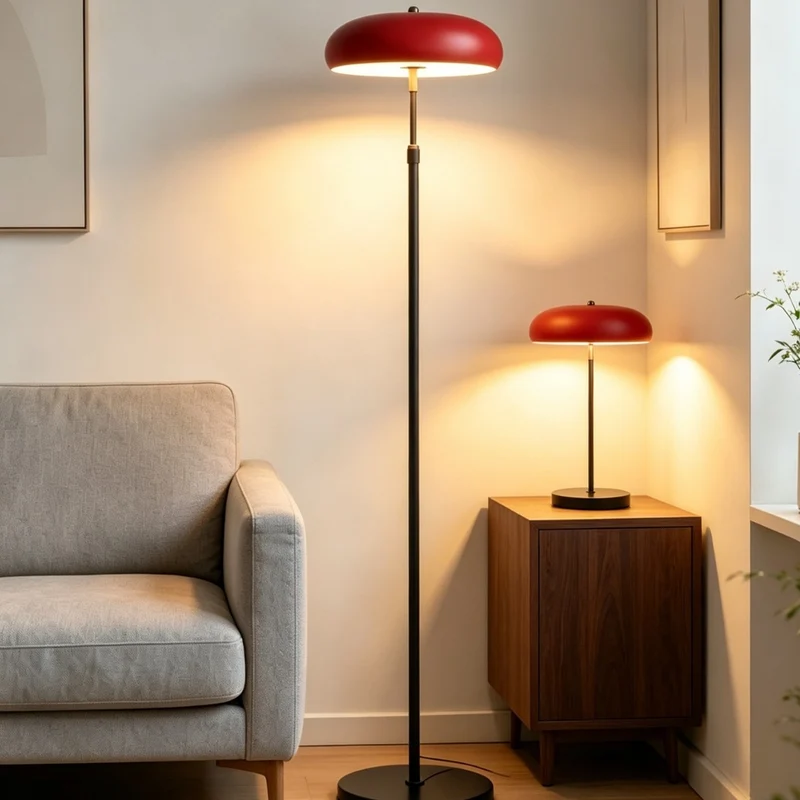 Zeitgenössische LED Stehlampe
