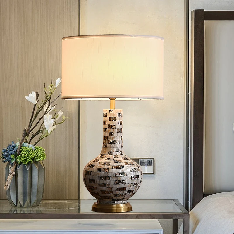 Künstlerische Mosaik Tischlampe