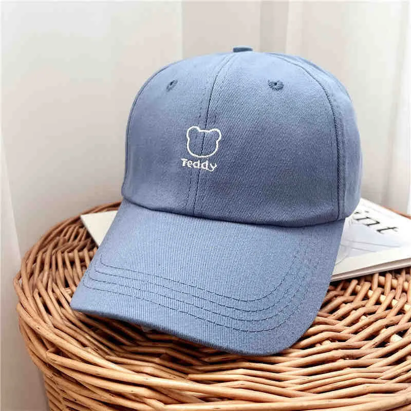 Verspielte Baseballkappe mit Teddybär-Stickerei für Damen Skanto