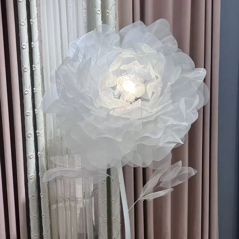 Florale dekorative Stehlampe