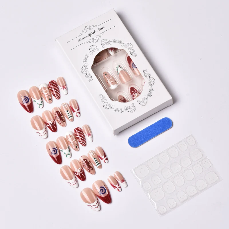 Festliches, Feiertags-Themen Press-On Nagelkunst-Set
