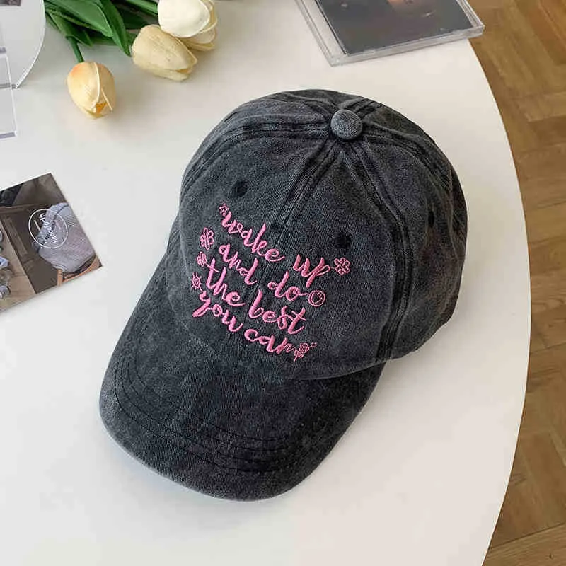 Motivierende bestickte Kappe für Damen Skanto