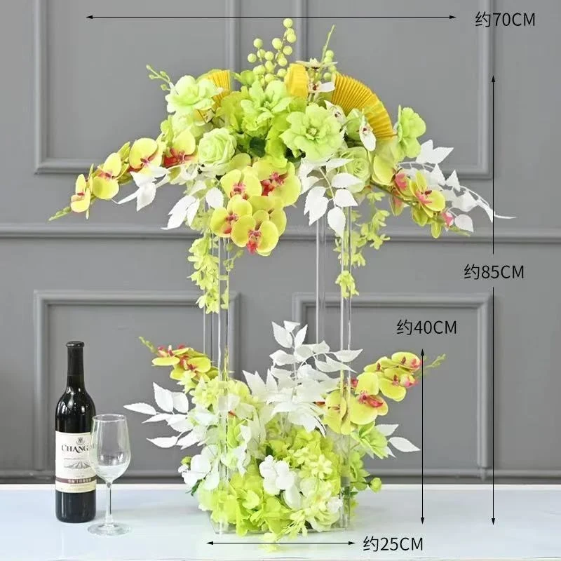 Elegante Blumenzentrale Vase