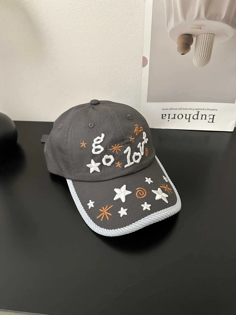 Damen Baseballkappe Skanto mit Sternenmuster-Stickerei