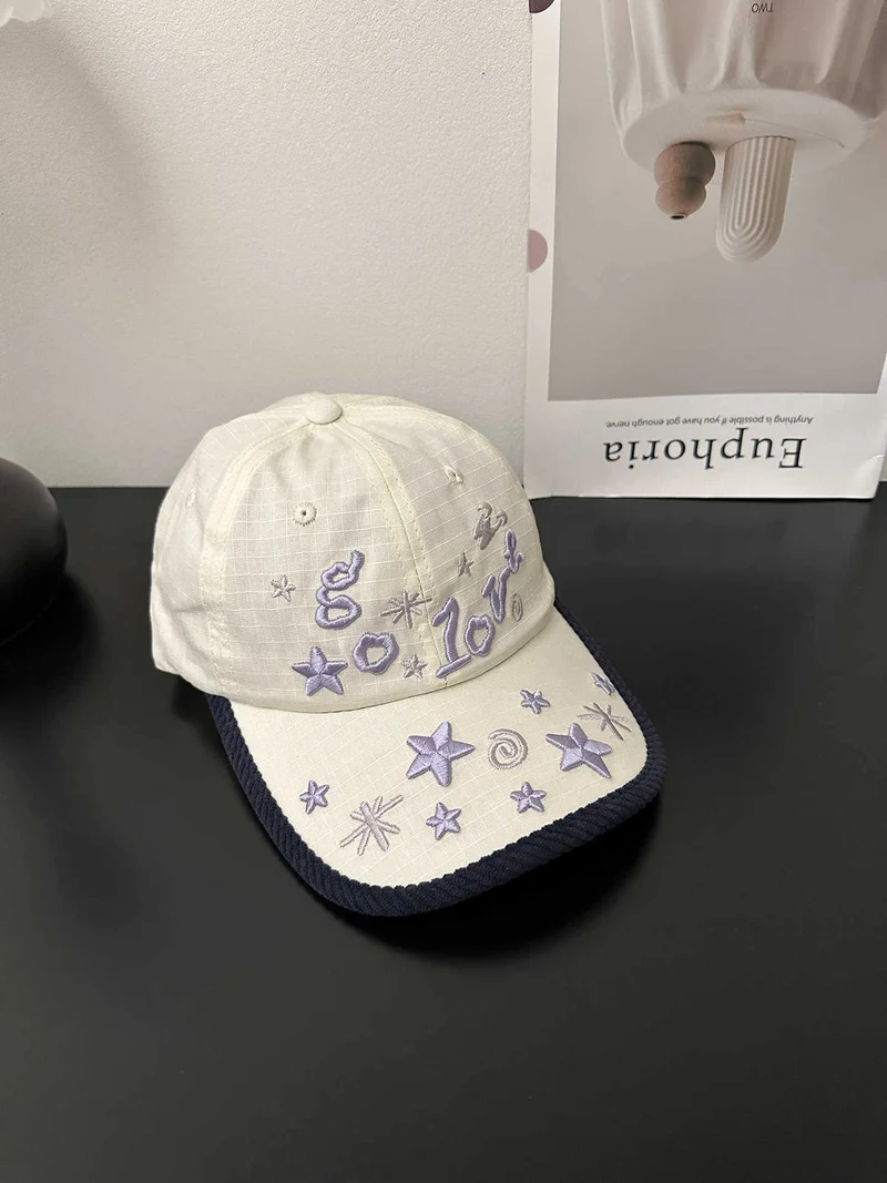 Damen Baseballkappe Skanto mit Sternenmuster-Stickerei
