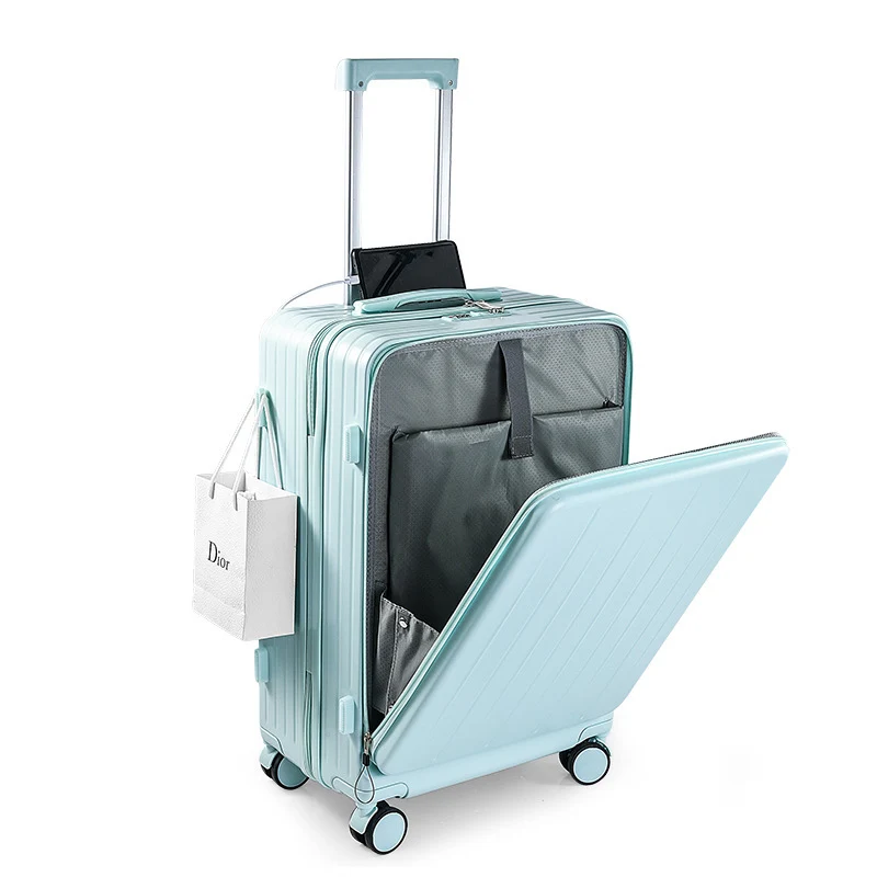 Unisex Premium Mehrfächer-Hartschalen-Rollkoffer Skanto
