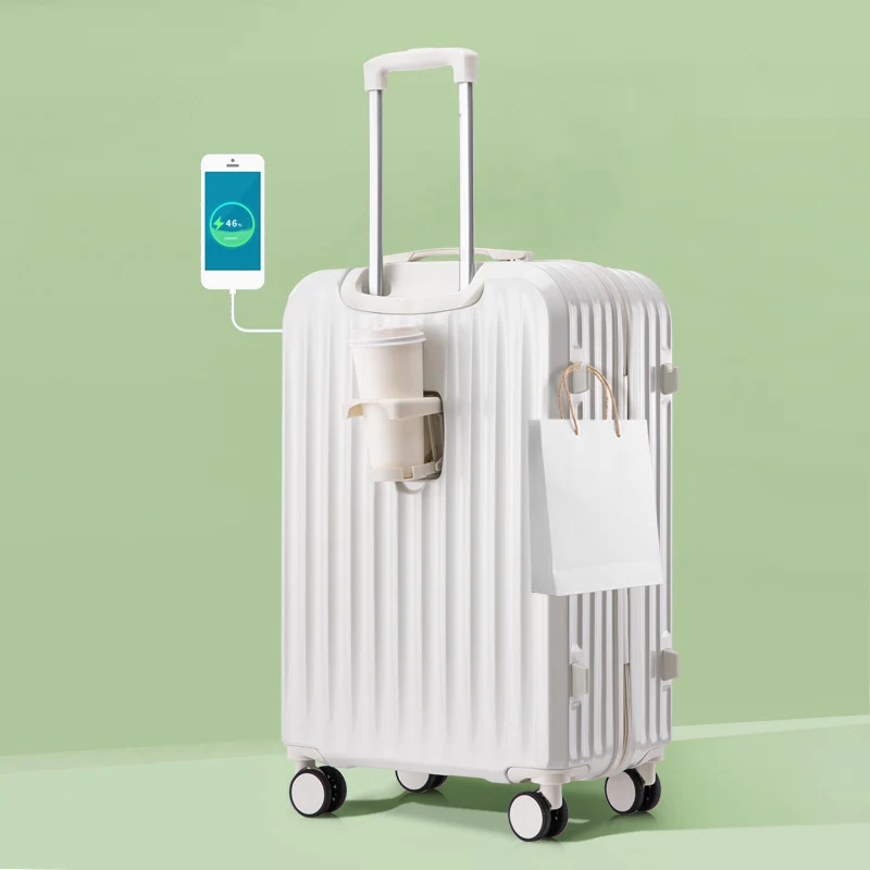 Unisex Smarter Hartschalen-Reisekoffer mit Ladefunktion Skanto