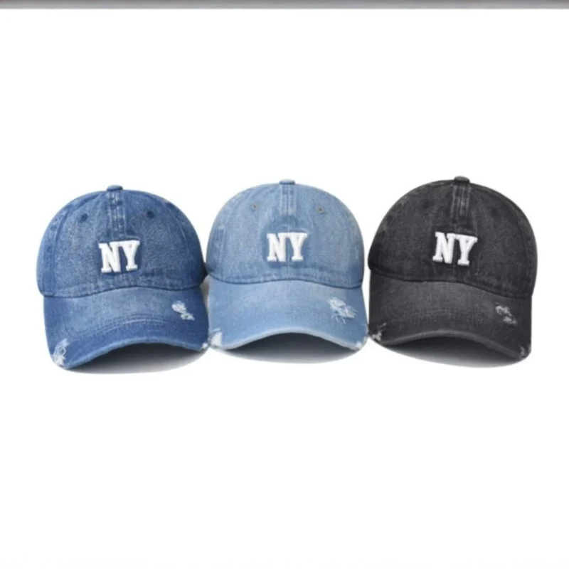 Damen Denim-Baseballcap im Used-Look Skanto 1784188163