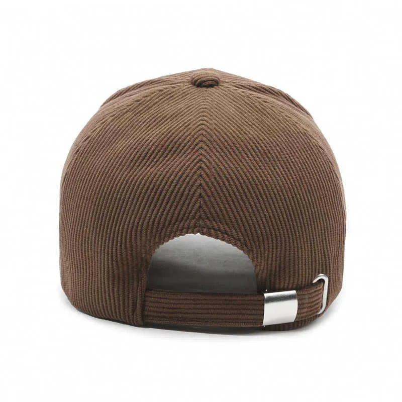 Damen Cord-Baseballcap mit Stickerei Skanto