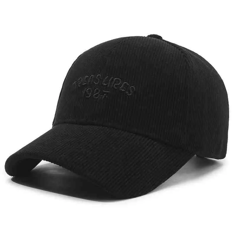Damen Cord-Baseballcap mit Stickerei Skanto
