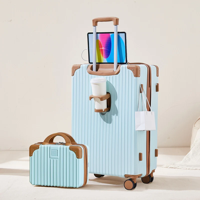 Unisex Premium Dual-Funktions-Hartschalenkoffer-Set Skanto