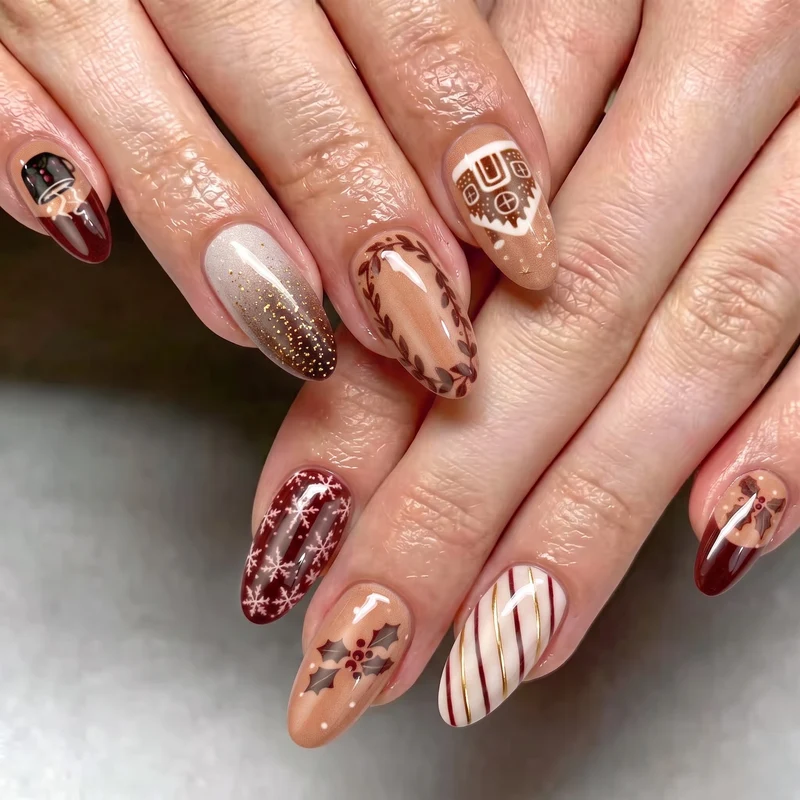 Festliches Nagelkunst-Set