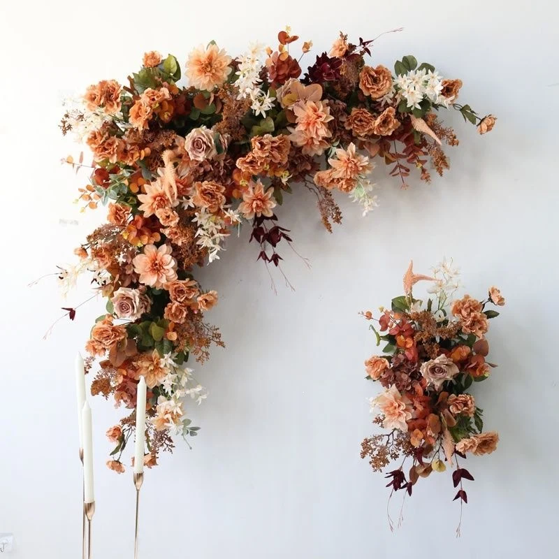 Elegante dekorative künstliche Blumen Wand dekorationsarrangement