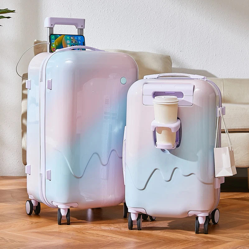 Unisex Innovativer Reisekoffer mit Ladefunktion Skanto