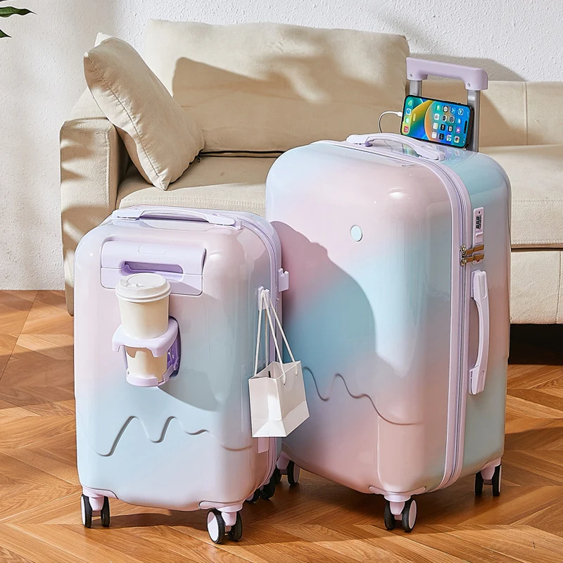 Unisex Innovativer Reisekoffer mit Ladefunktion Skanto