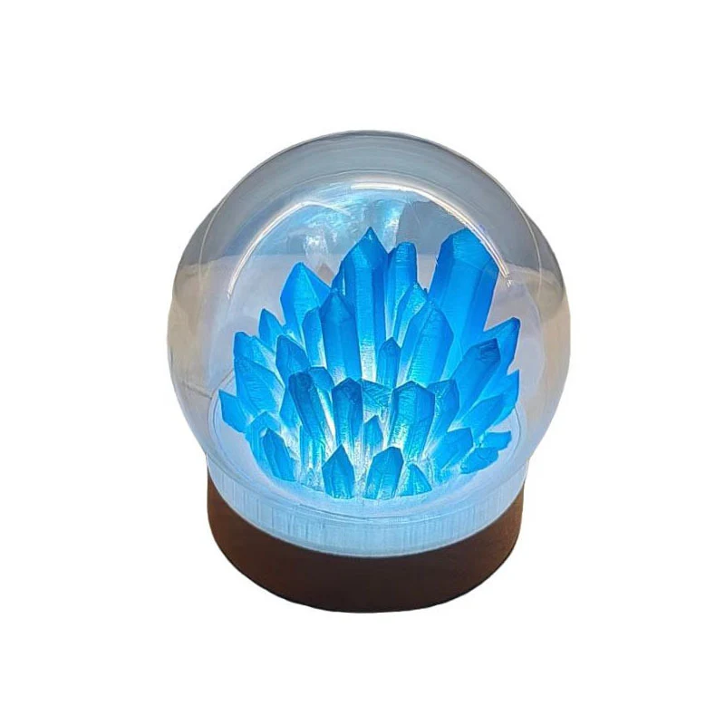 Kristall-inspirierte dekorative Tischlampe