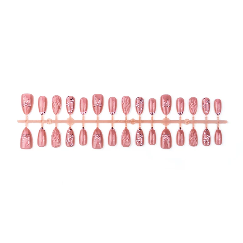 Elegantes Press-On-Nagelkunst-Set