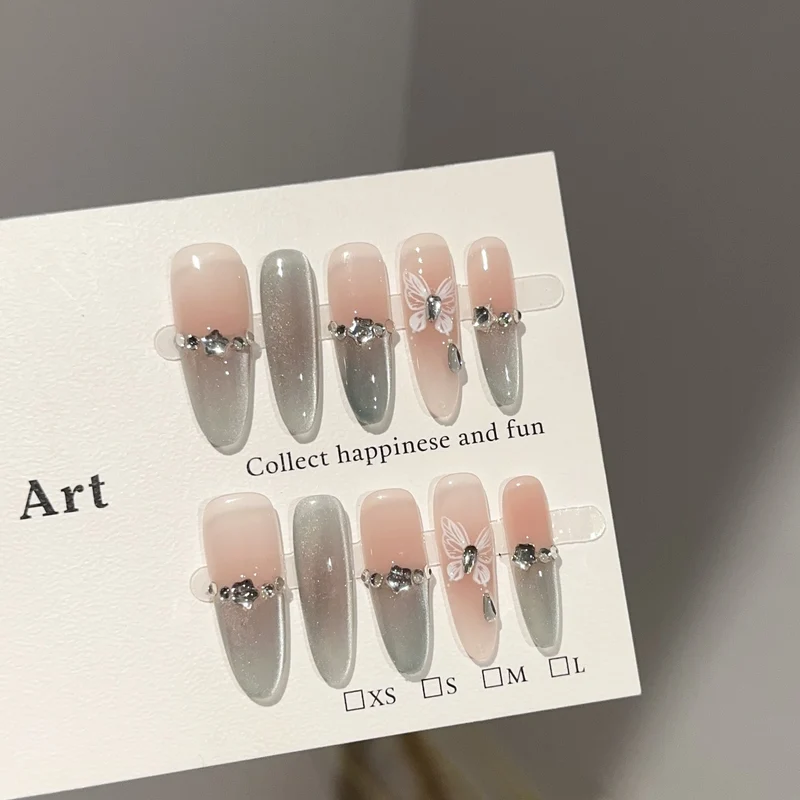 Premium Dekorative Press-On Nagelkunst