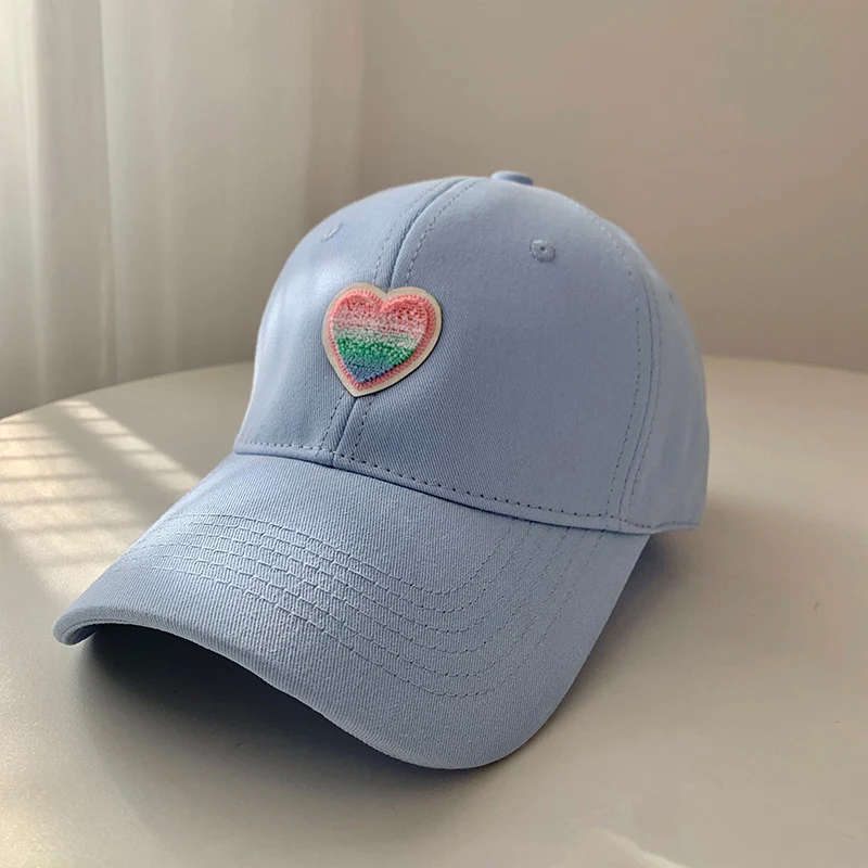 Damen lässige Baseballcap mit Herzstickerei Skanto