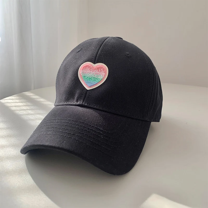 Damen lässige Baseballcap mit Herzstickerei Skanto