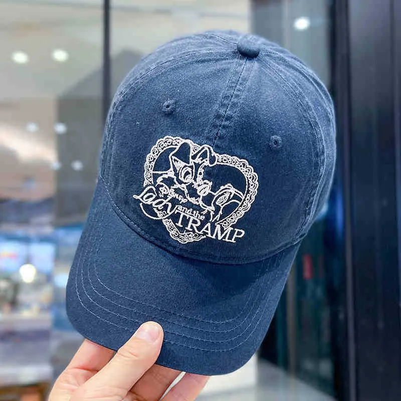 Damen-Baseballkappe mit Cartoon-Charakter Skanto
