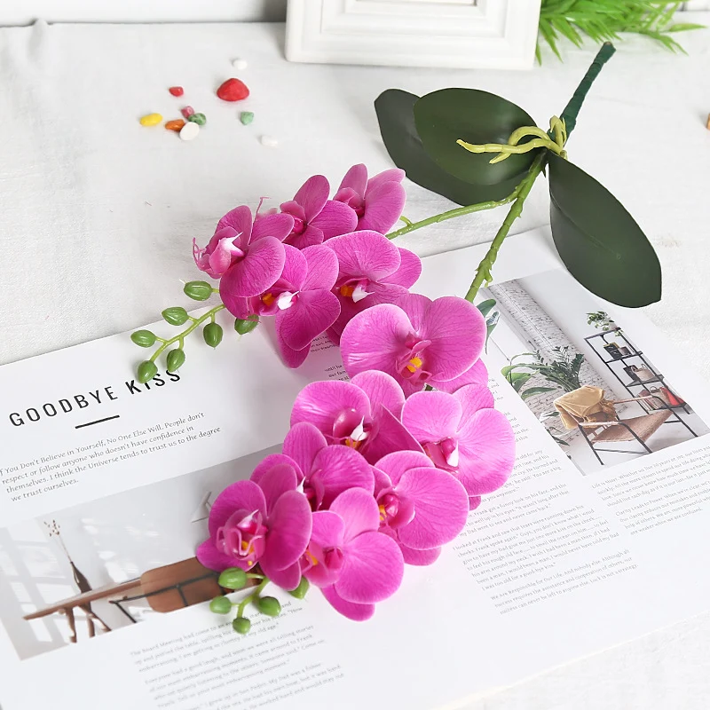 Lebensechte künstliche Orchideenstammarrangement