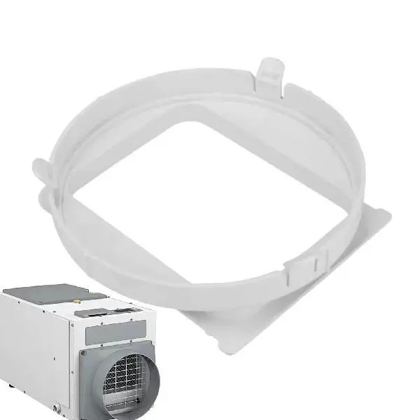 Skanto Universal-Fensterlüfteradapter Einheitsgröße mit rundem Abluftkragen und Schnellanschlussflansch für tragbare Klimaanlagen Skanto