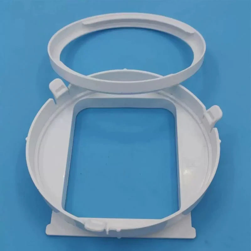 Skanto Universal-Fensterlüfteradapter Einheitsgröße mit rundem Abluftkragen und Schnellanschlussflansch für tragbare Klimaanlagen Skanto