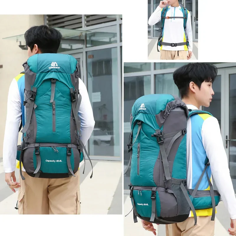 Alpivento 70L Trekkingrucksack mit Regenhülle | Skanto