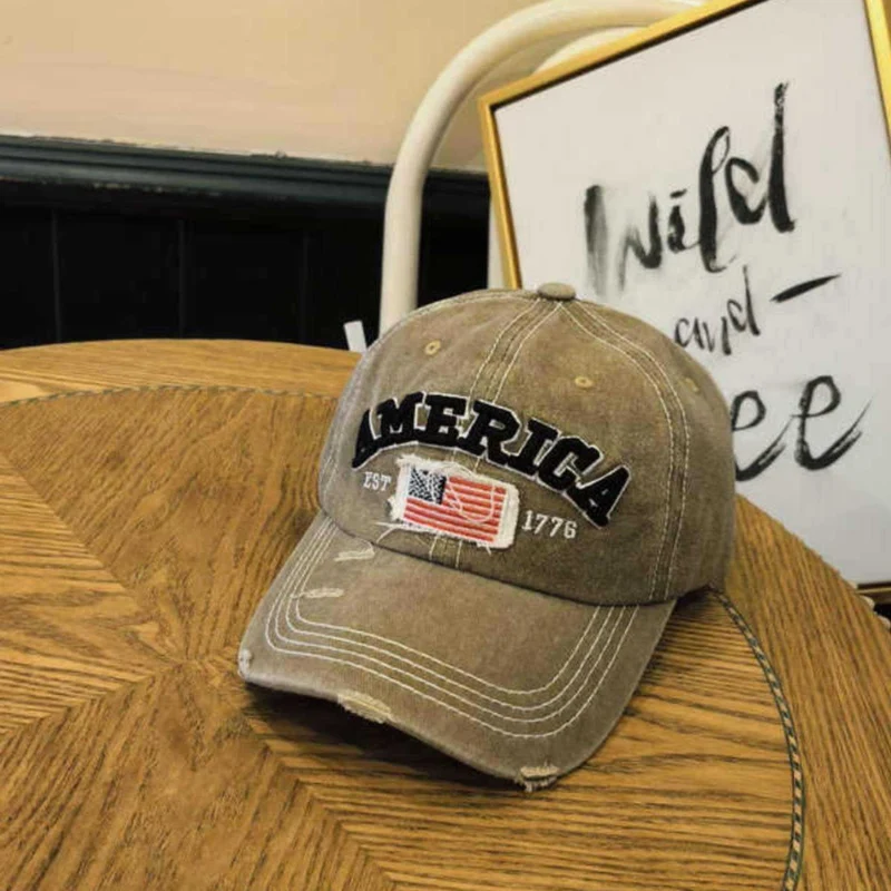 Unisex Distressed Baseballkappe im Vintage-Stil Skanto