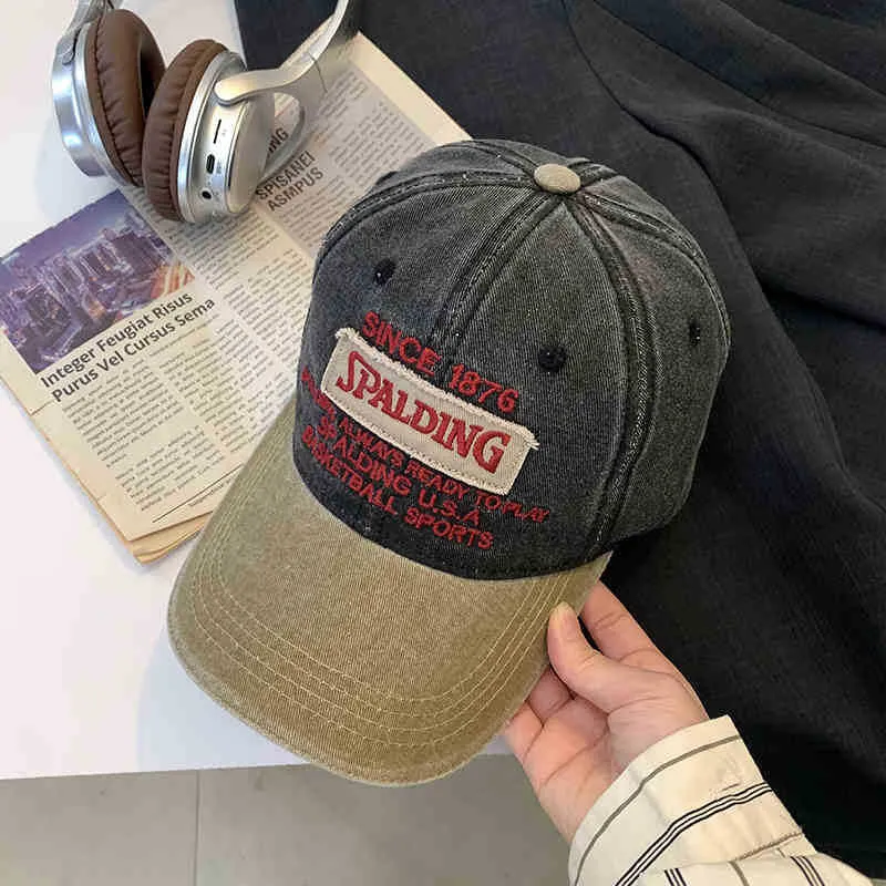 Unisex Baumwoll-Baseballkappe im Vintage-Stil Skanto