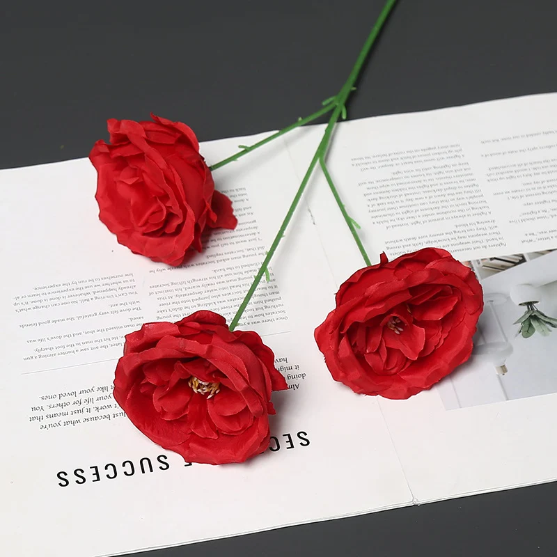 Elegante Pfingstrose Blumenstiel für die Heimdekoration