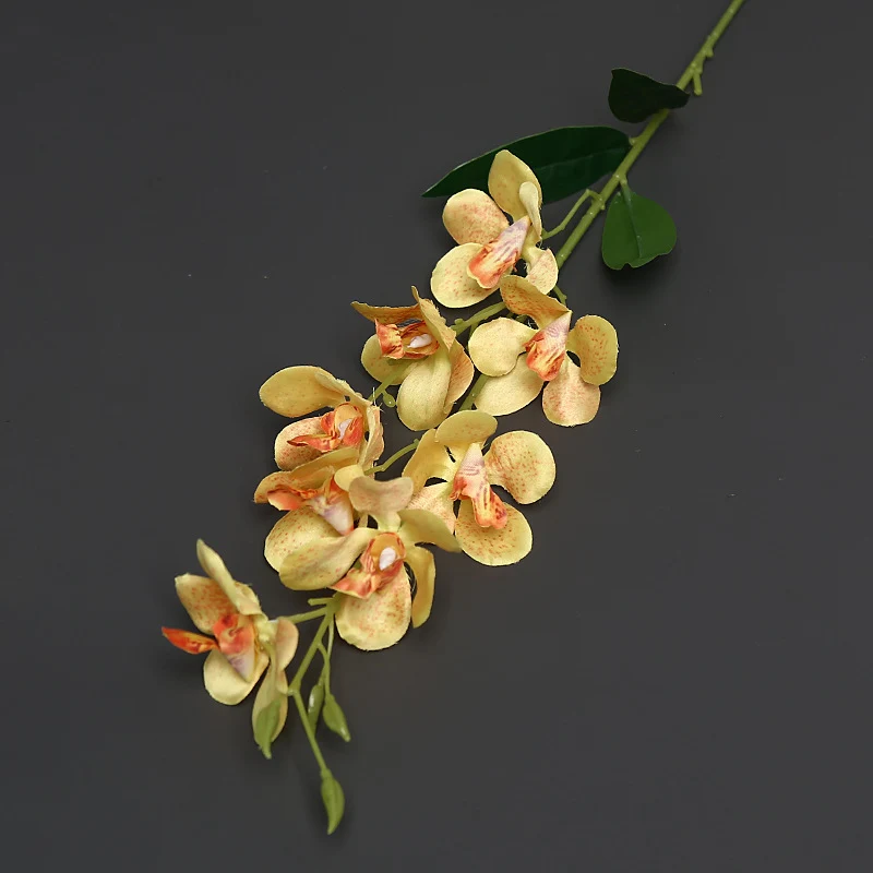 Elegante Faux-Orchideenstängel für die Heimdekoration