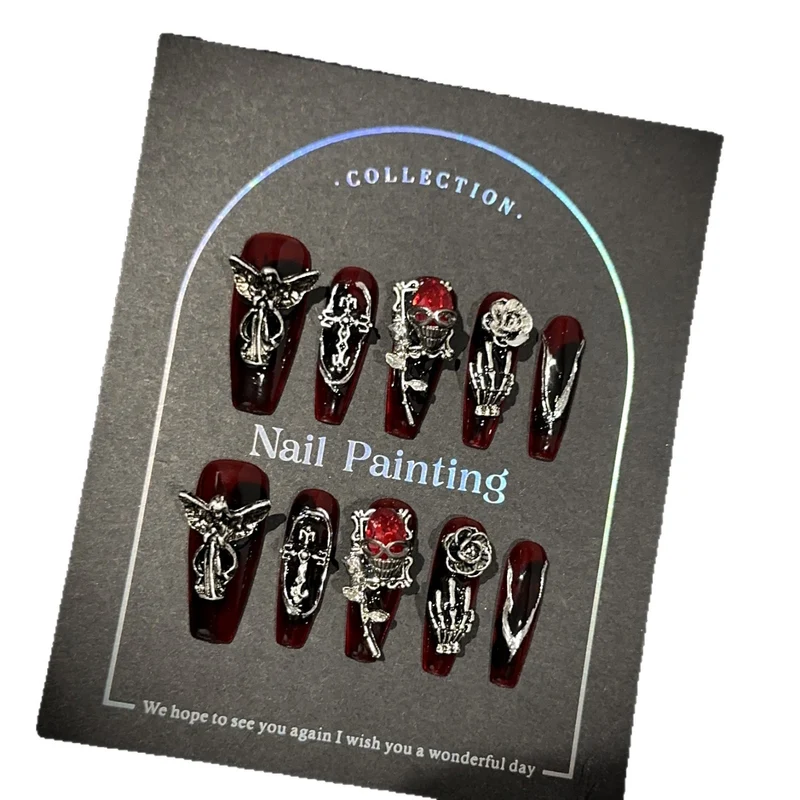 Gothic-Themen Press-On Nagelset