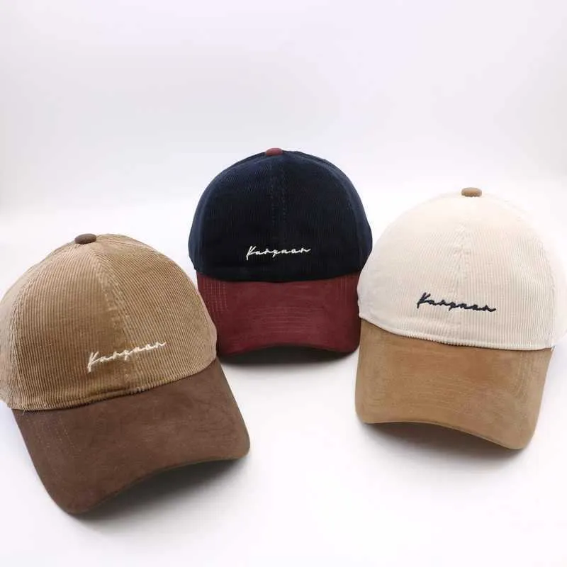 Unisex Strukturierte Cord-Baseballkappe Skanto