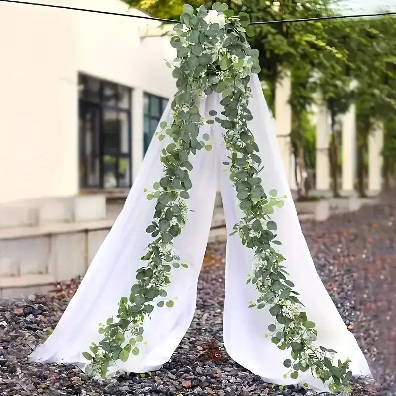 Künstliche Eukalyptus Blumen-Girlande
